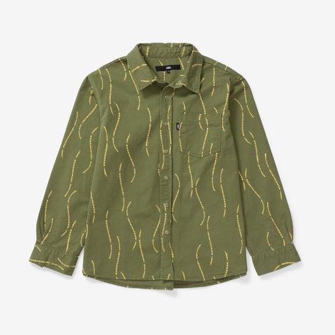 Wave Fn Washed Shirt | 0LM22FSH102GRN