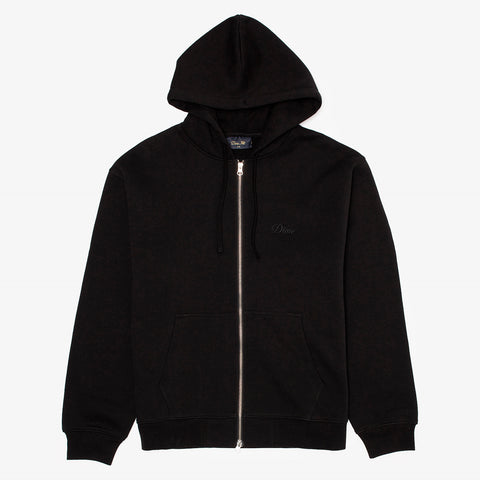 Cursive Zip-Hoodie