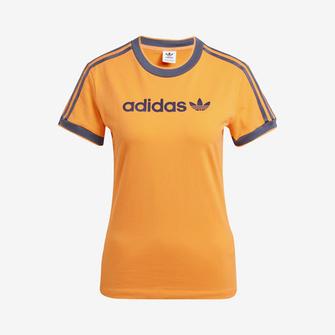 Wmns Linear Logo 3 Stripes Tee